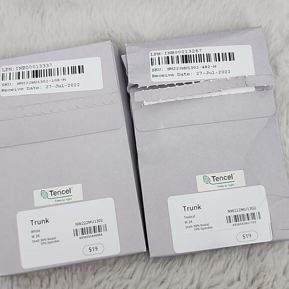 NEW Neiwai Men's Model Boxer Brief 2.0 Two Piece Set In Tealeaf Brown And White - Picture 9 of 13